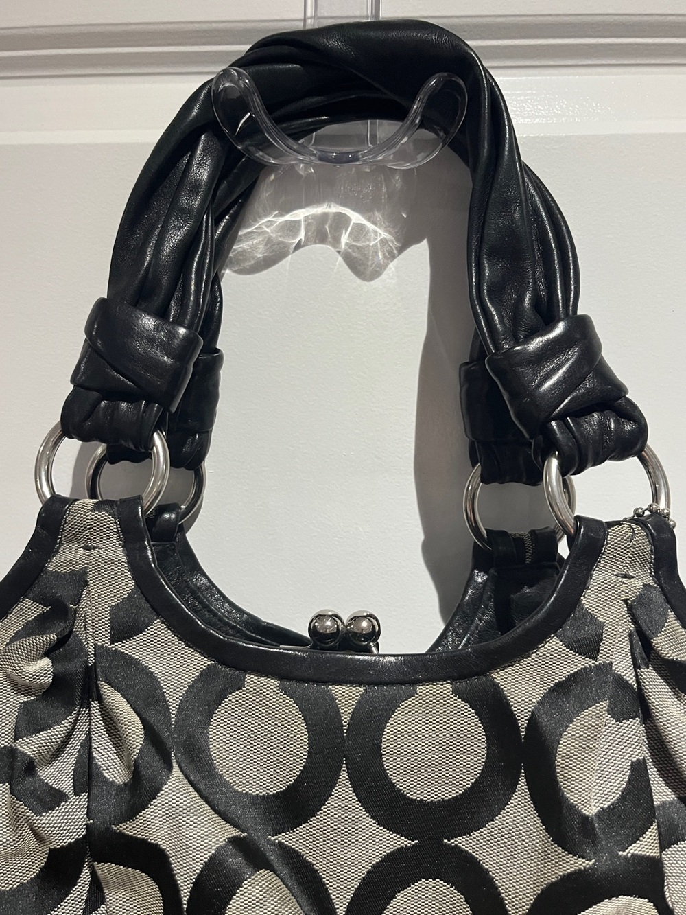 Coach Canvas Shoulder Bag - Picture 7 of 14